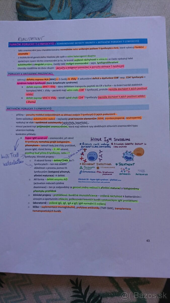 Imunologie - vypracované otázky - 2