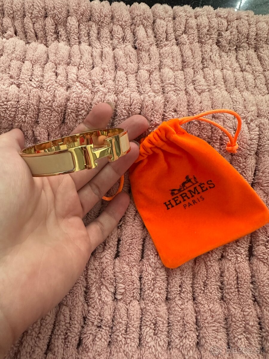 Nový nenoseny naramok na ruku Hermes H click - 2