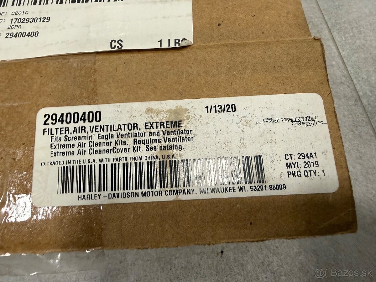 Harley Davidson - vzduvhovy filter - 2