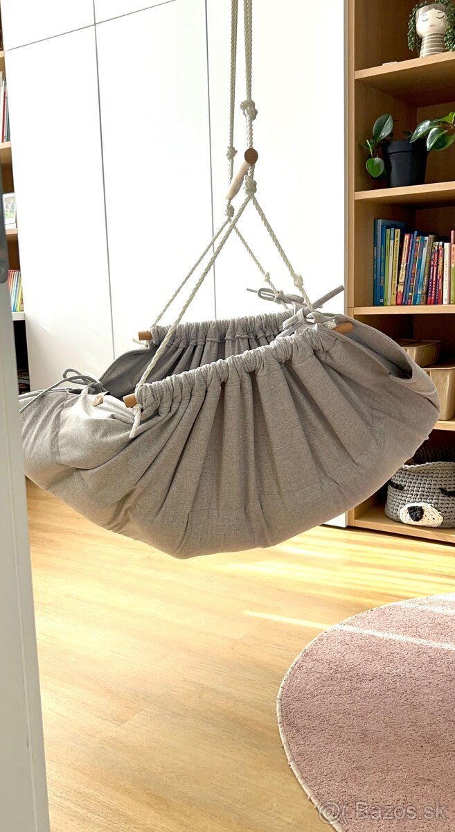 Hojdačka, zavesne kreslo, kolíska na uspavanie deti, kidvak - 2