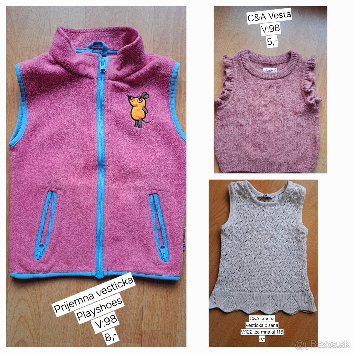 Svetre a vesty dievca V:110-116, C&A,Playshoes - 2