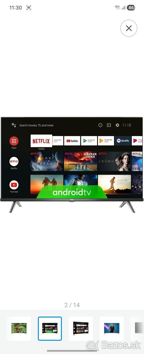 32" TCL 32S615 android - 2