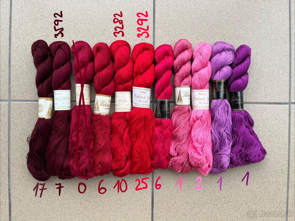 Perlovka 50g pradienka rôzne farby - 2