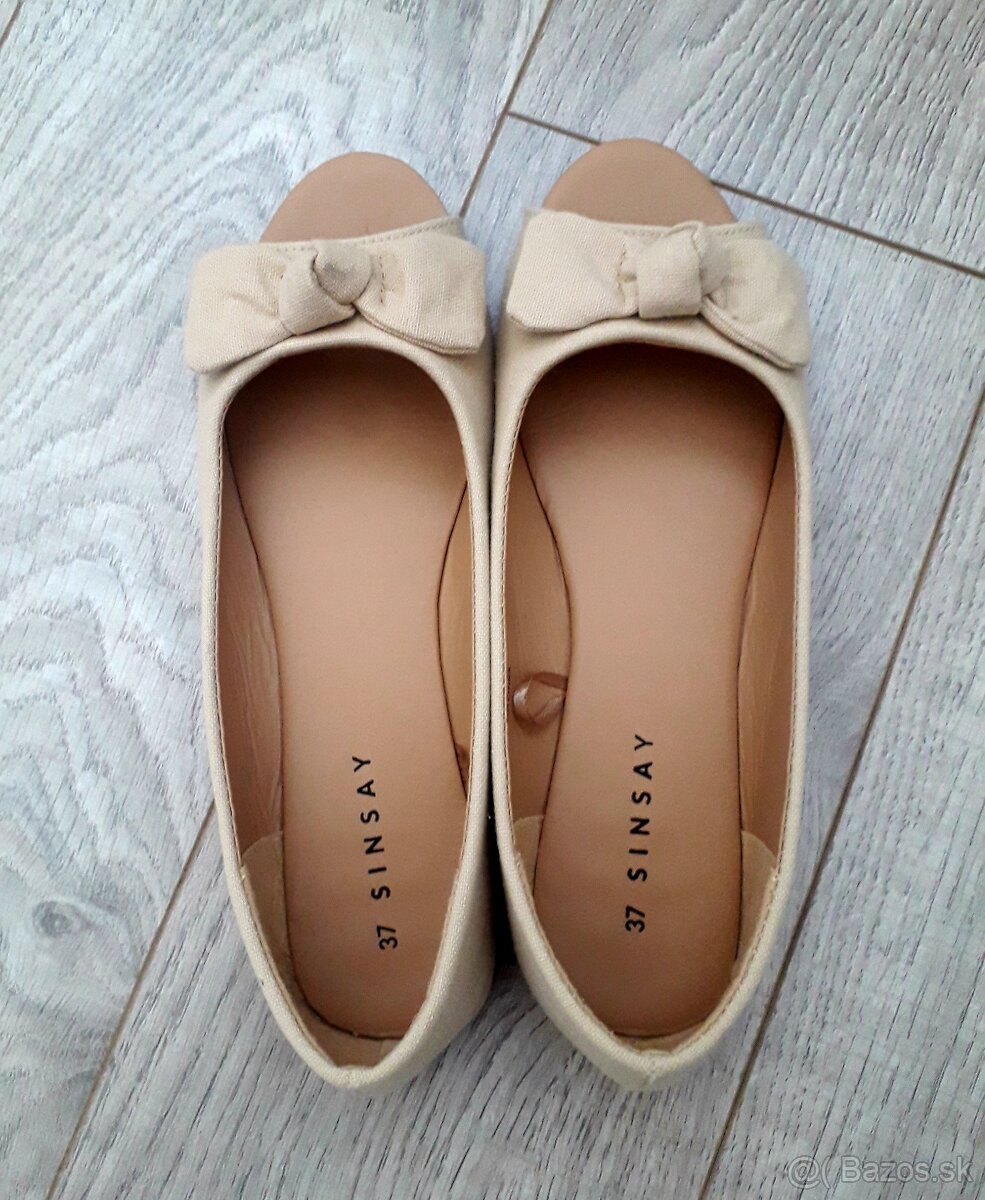 Kremove balerínky - 2