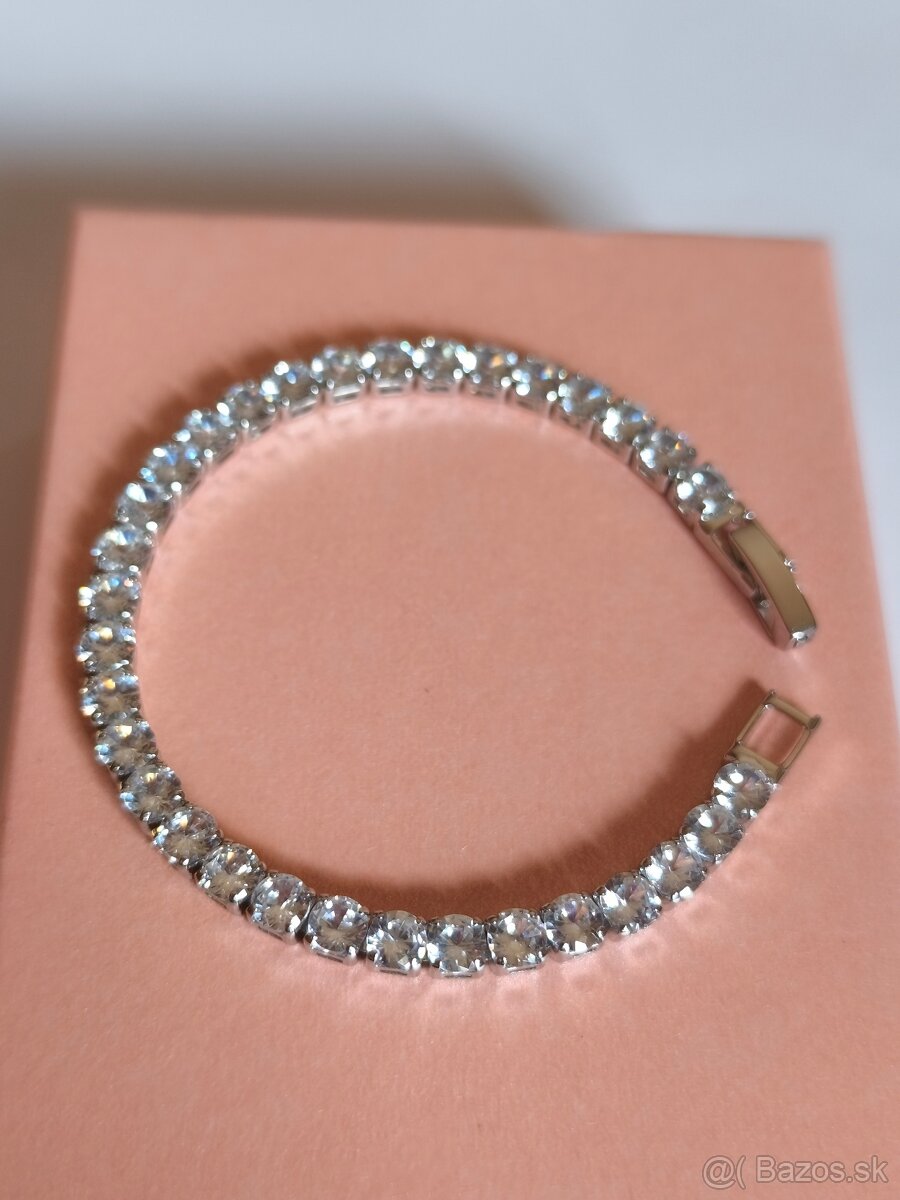 Tenisový náramok striebro 925 - 2