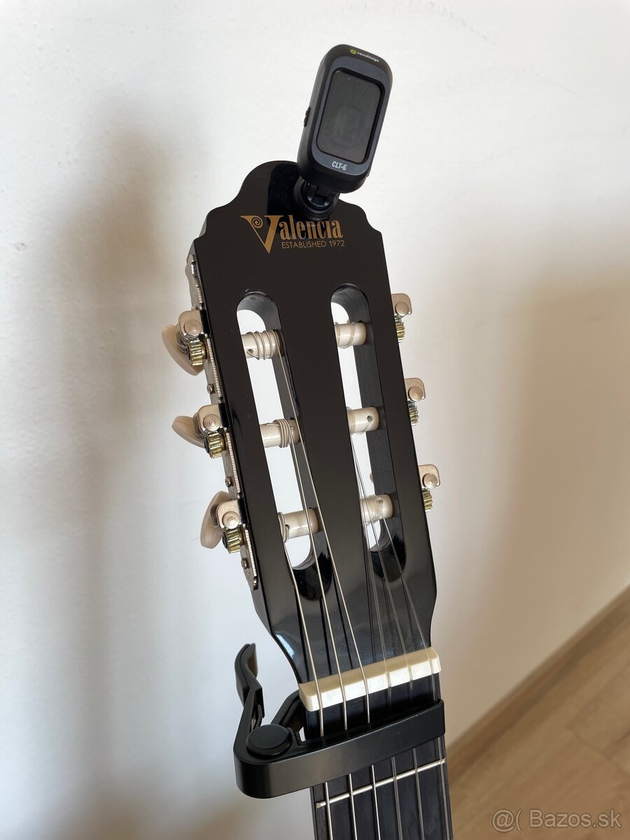 gitara Valencia + stojan, ladička, kapodaster – ako nová - 2