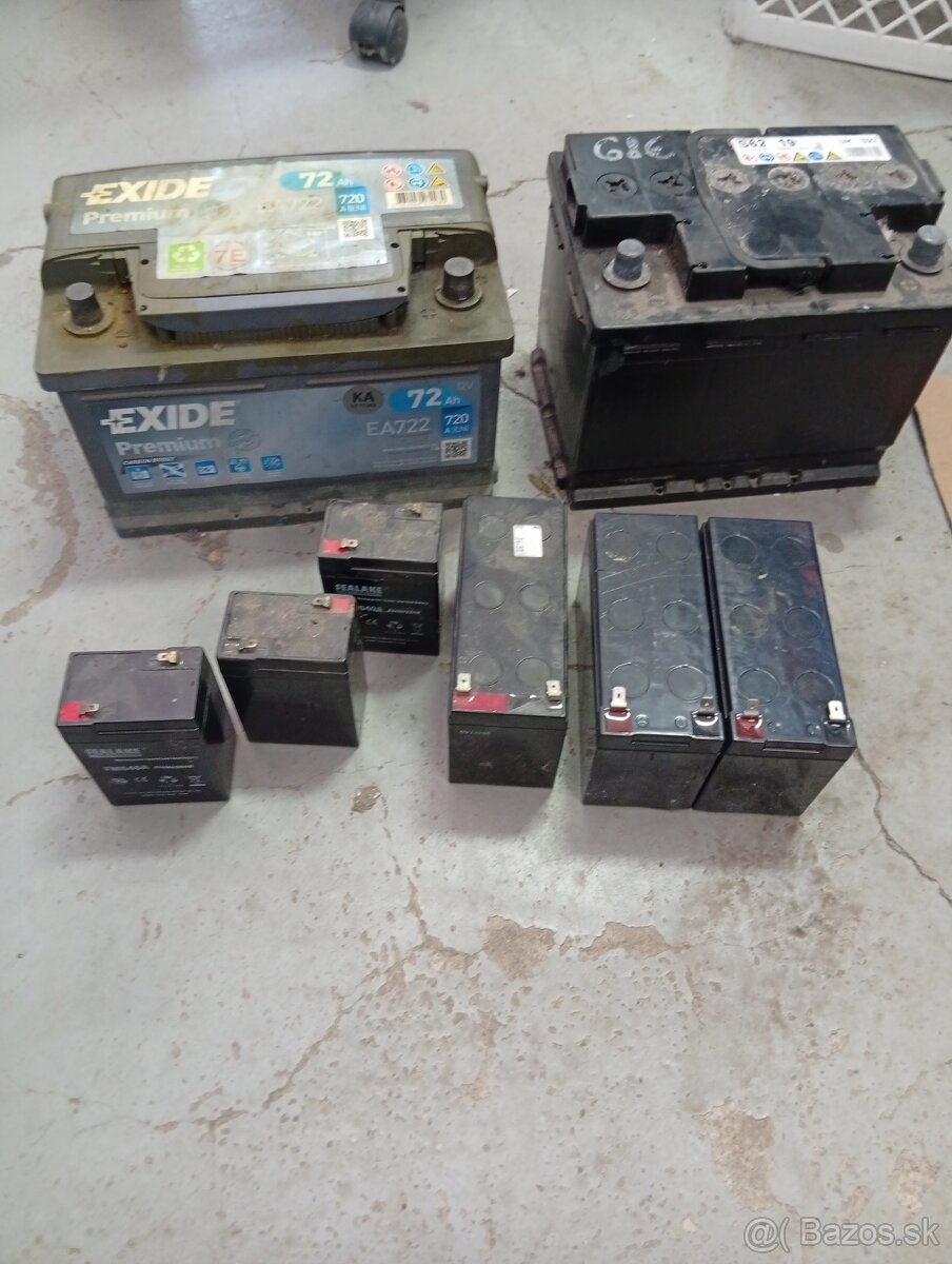 Predám olovené baterky - 2