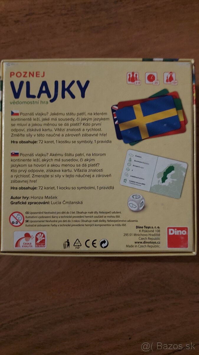 Poznaj Vlajky spoločenská hra - 2