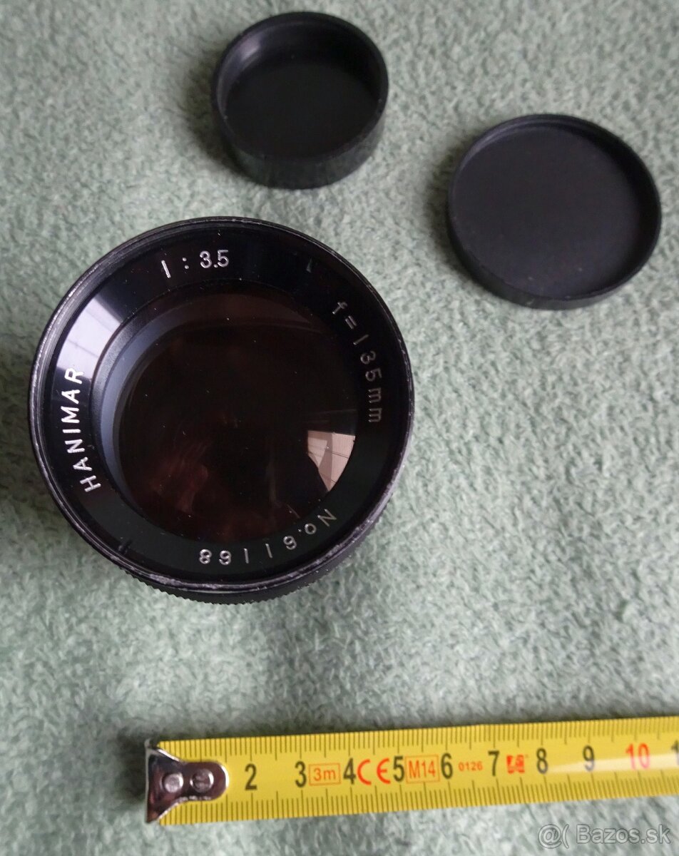 Predám manuál. objektív HANIMAR 135mm so závitom M42 - 2