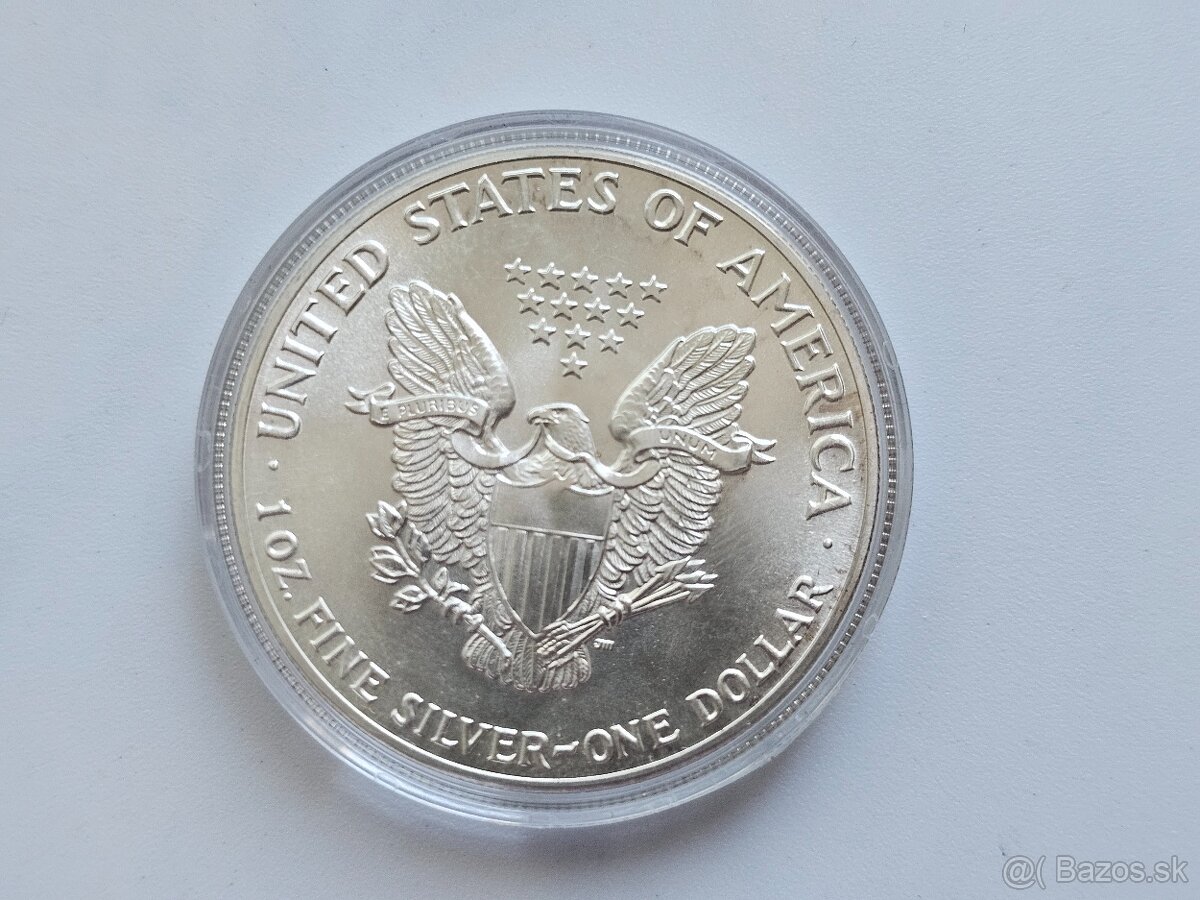 1 Dollar 1987 American Silver Eagle UNC - 2