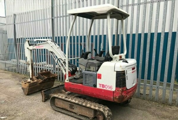 Takeuchi tb 016 minibagr rýpadlo - 2