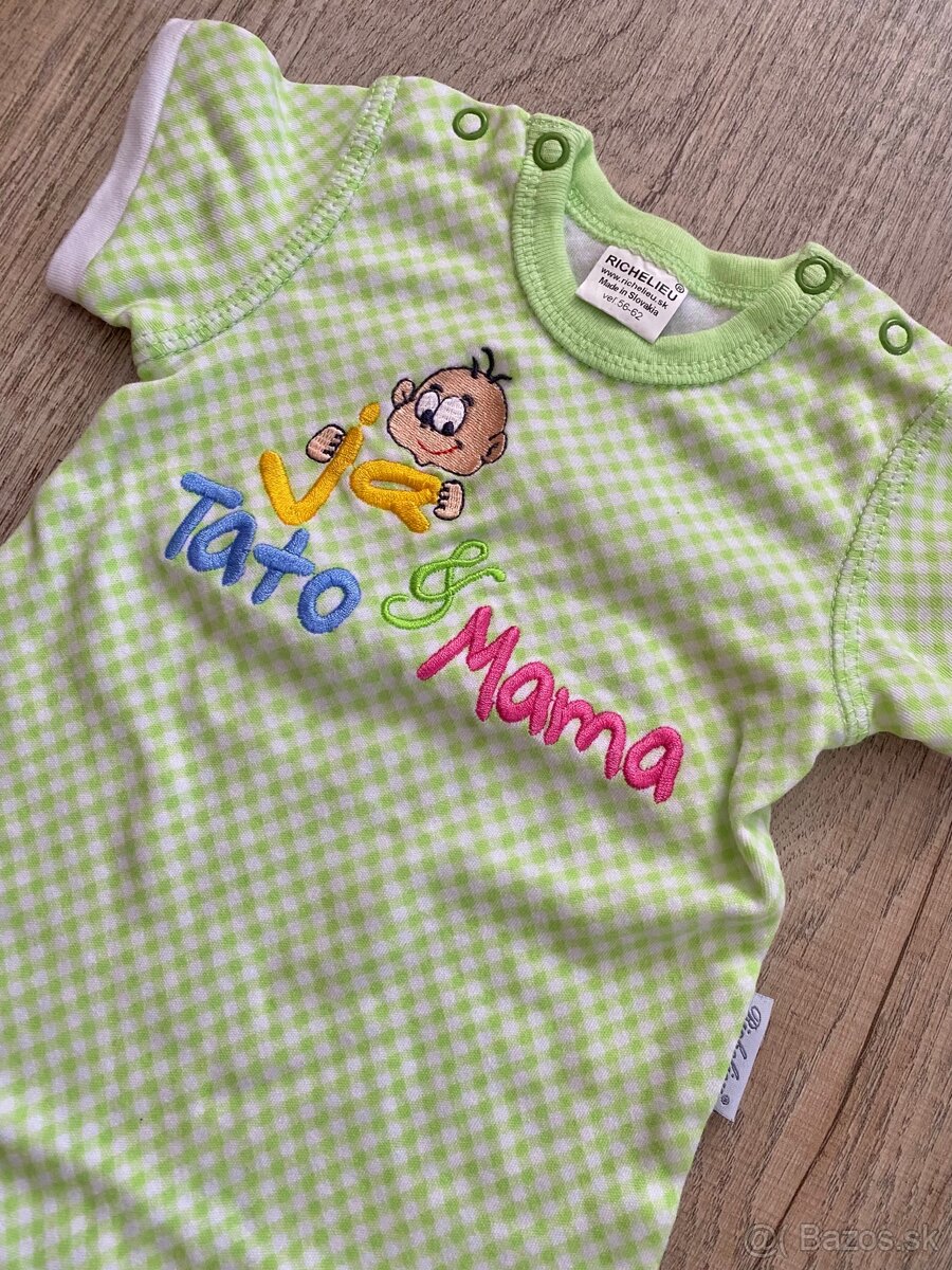 Letný chlapčenský overal veľ. 56-62 - 2