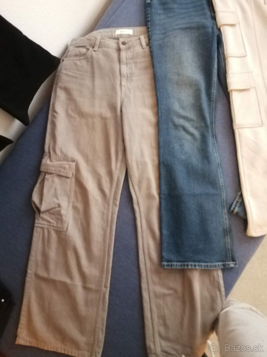 Džinsy a teplaky vel.42 - 2