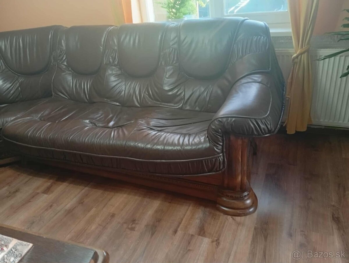 koženná sedačka v top stave - 2