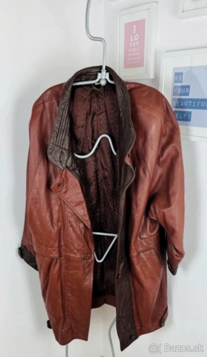 Kožený kabát, bunda, pre dámy - 2