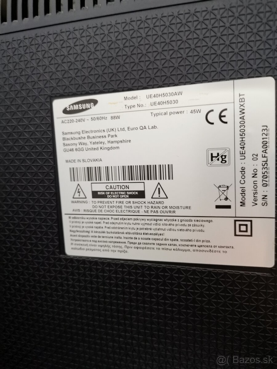 TV Samsung UE40H5030 - 2