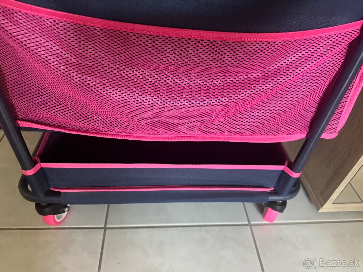 Ružovo-modrý prebaľovací pult - 2