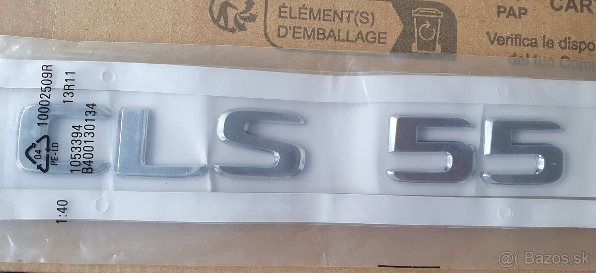 Chromovy znak na kufor CLS 55 AMG - 2