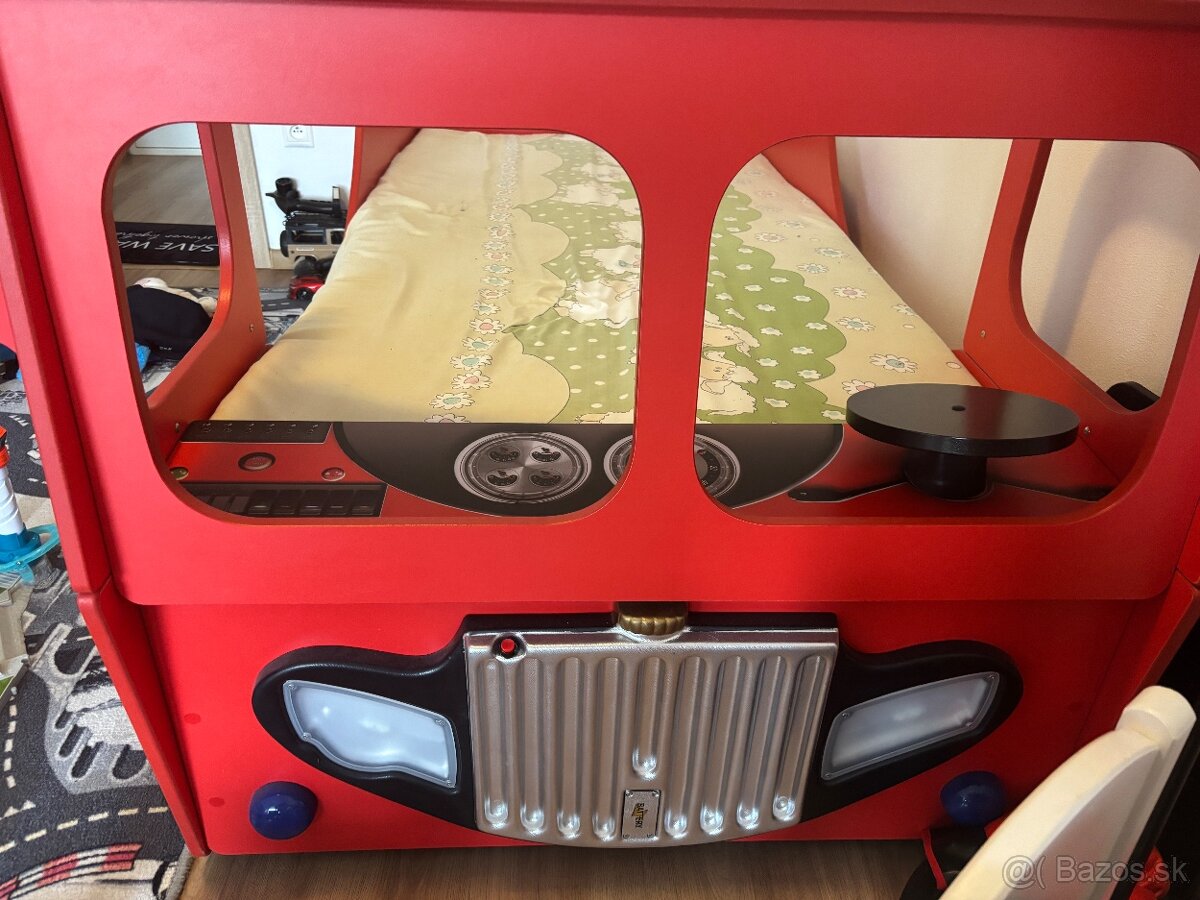 Detská posteľ - Hasické auto - 2