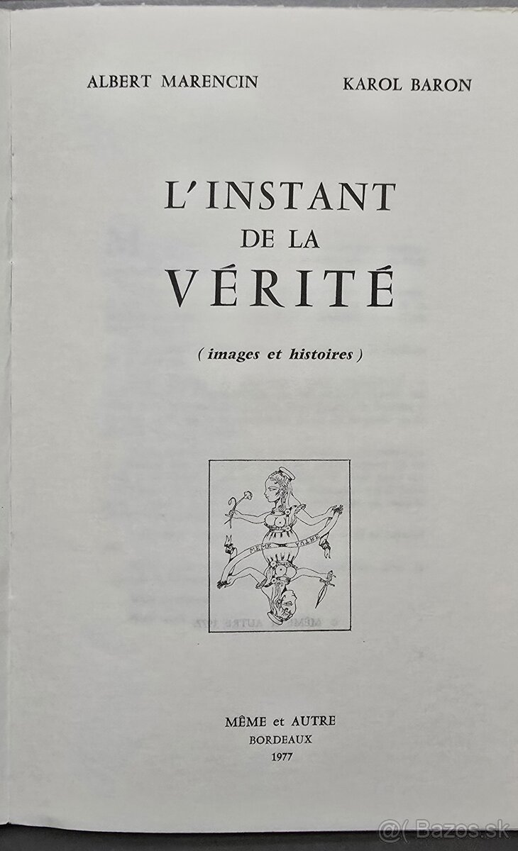 Albert Marenčin a Karol Baron: L'Instant de la verité - 2