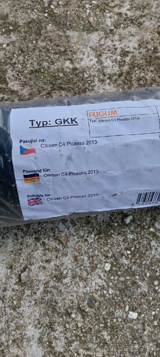 Nová guma kufra/ vaňa CITROEN C4 PICASSO 2013- - 2