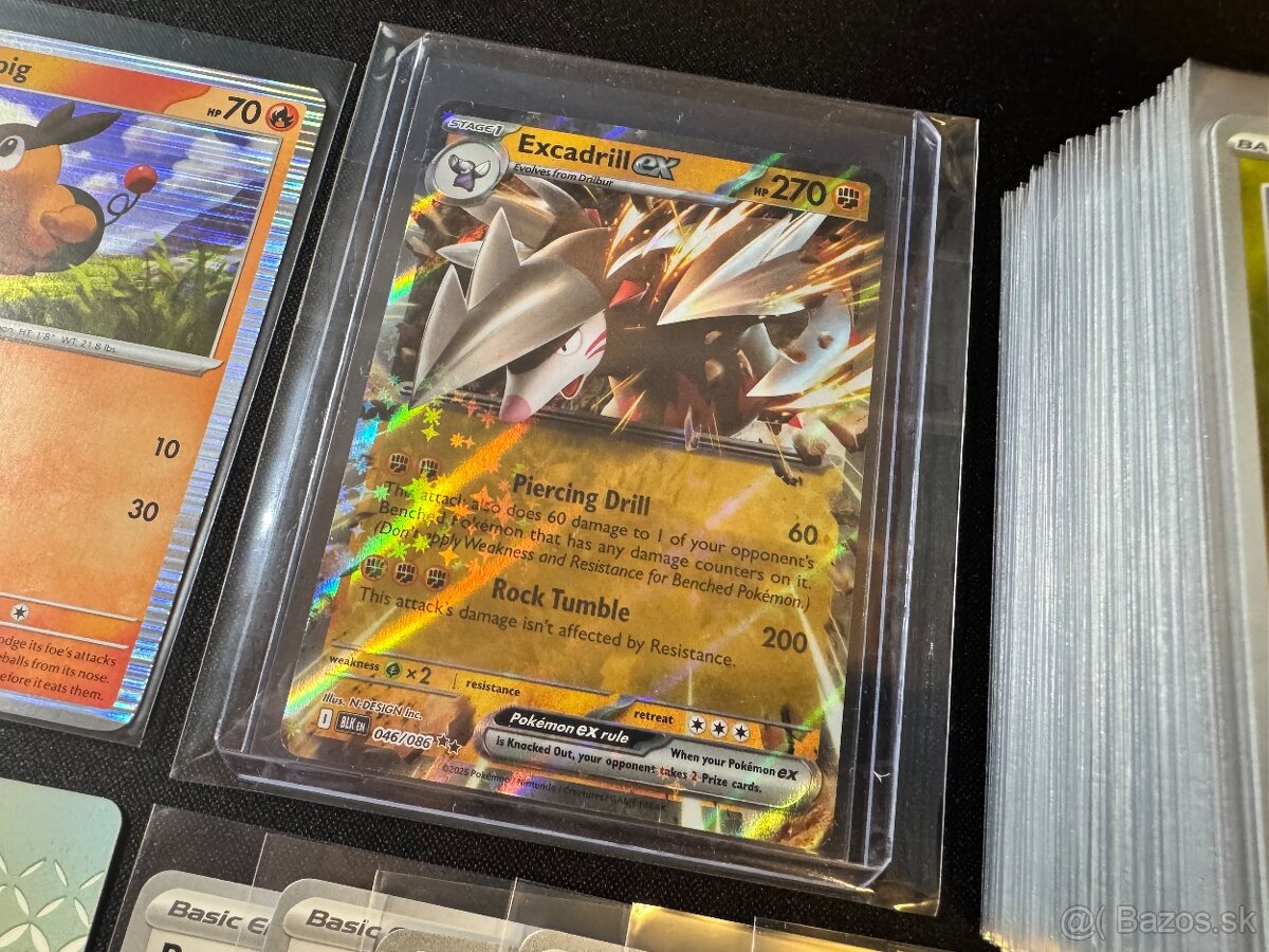 Pokemón MEGA balík D: 100ks kariet v obaloch s EX a darček - 2