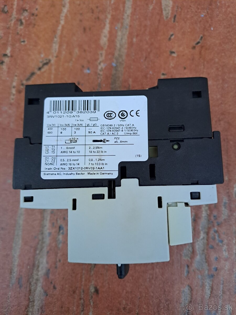 Predam siemens 3RV1021‑1GA15 - 2