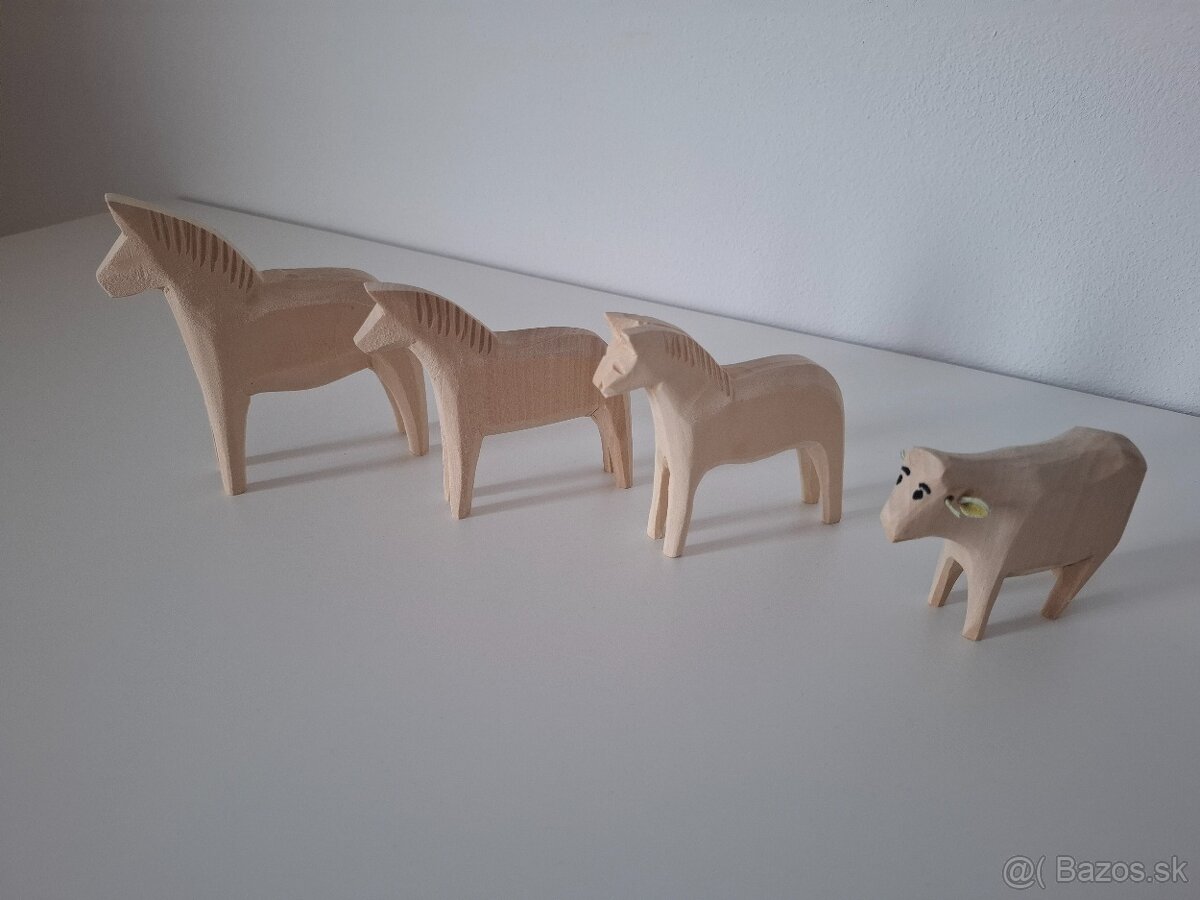 Drevene koniky a kravicky - 2