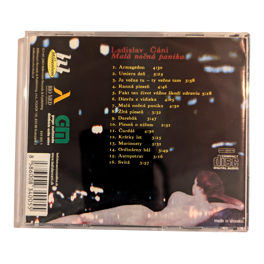 CD Ladislav Čáni – Malá Nočná Panika - 2