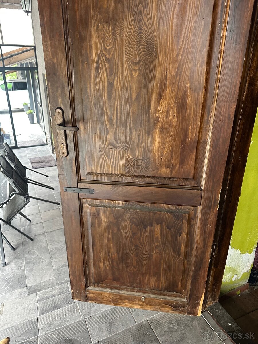 Dvere drevené 80 cm - 2