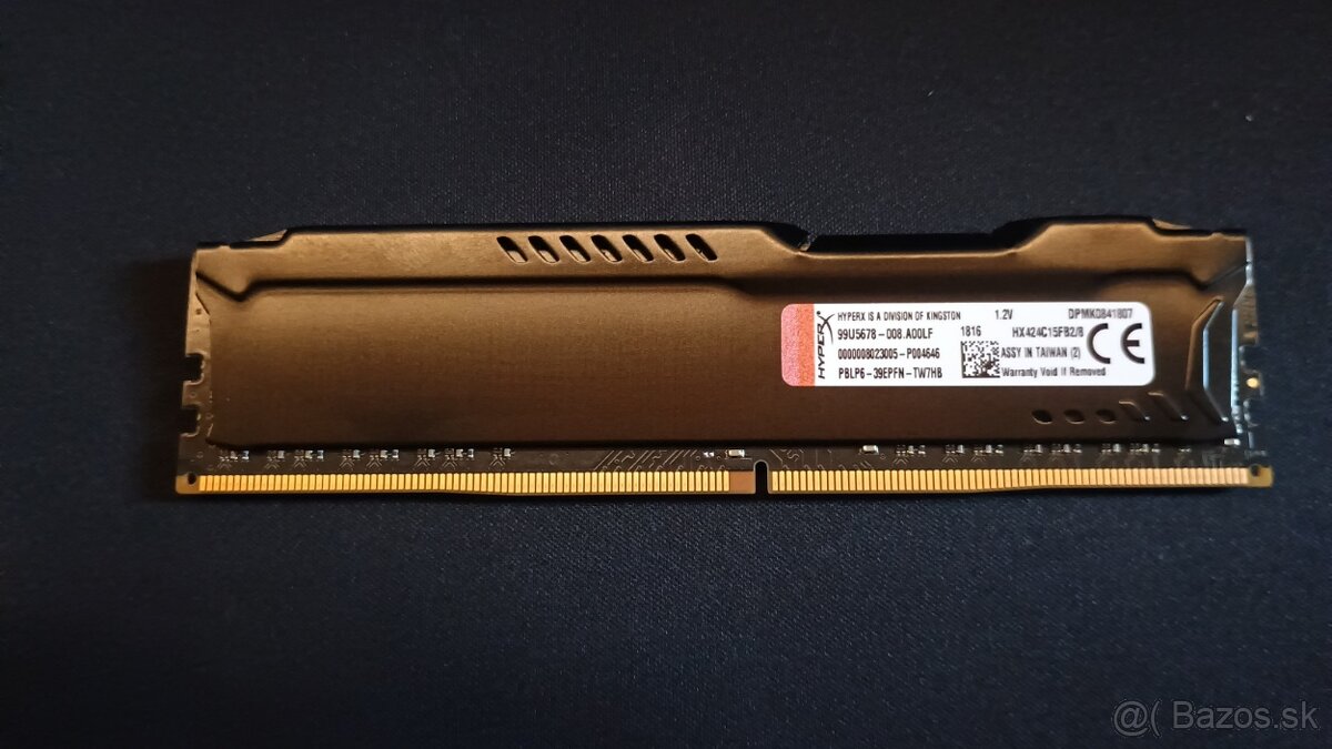 Kingston HyperX Fury 8GB DDR4 2400MHz - 2