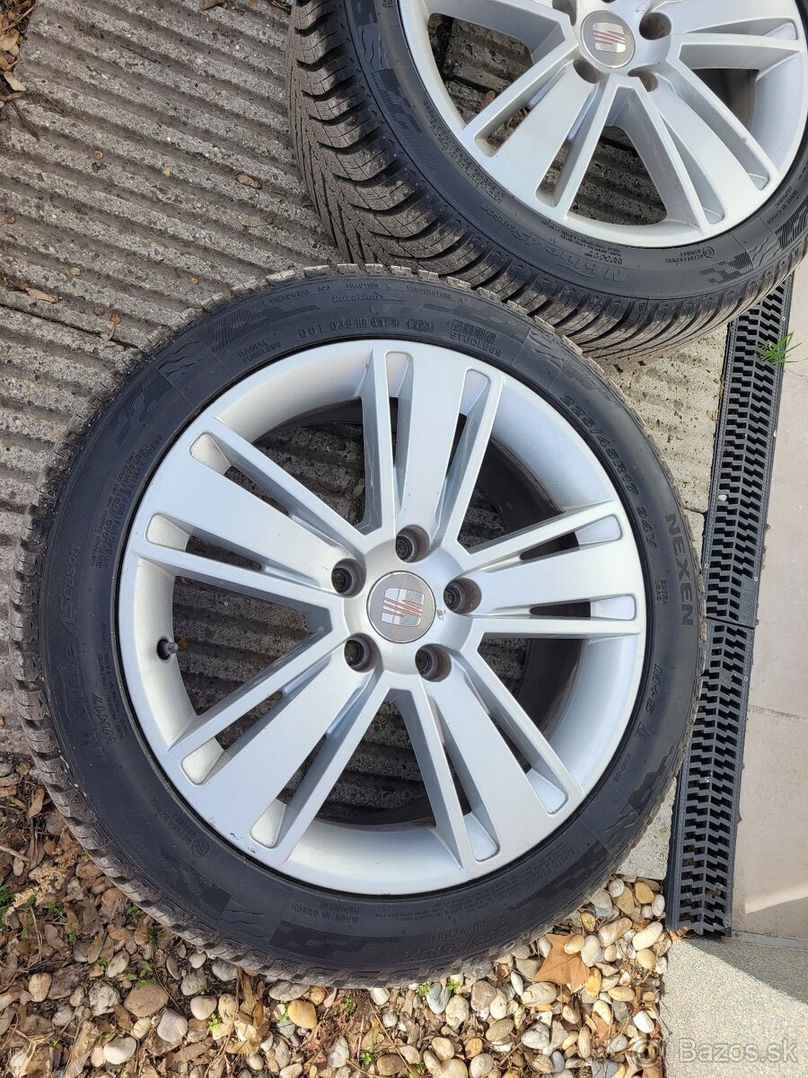 225 45 R17 Alu 5x112 Celoročné pneu NEXEN - 2