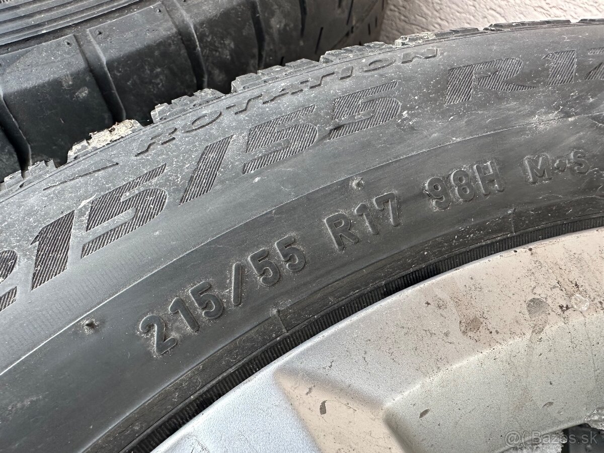 Predám elektróny originál vw 5x112 R17 - 2