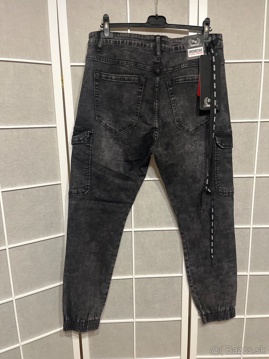 Pánske čierne rifle - 2