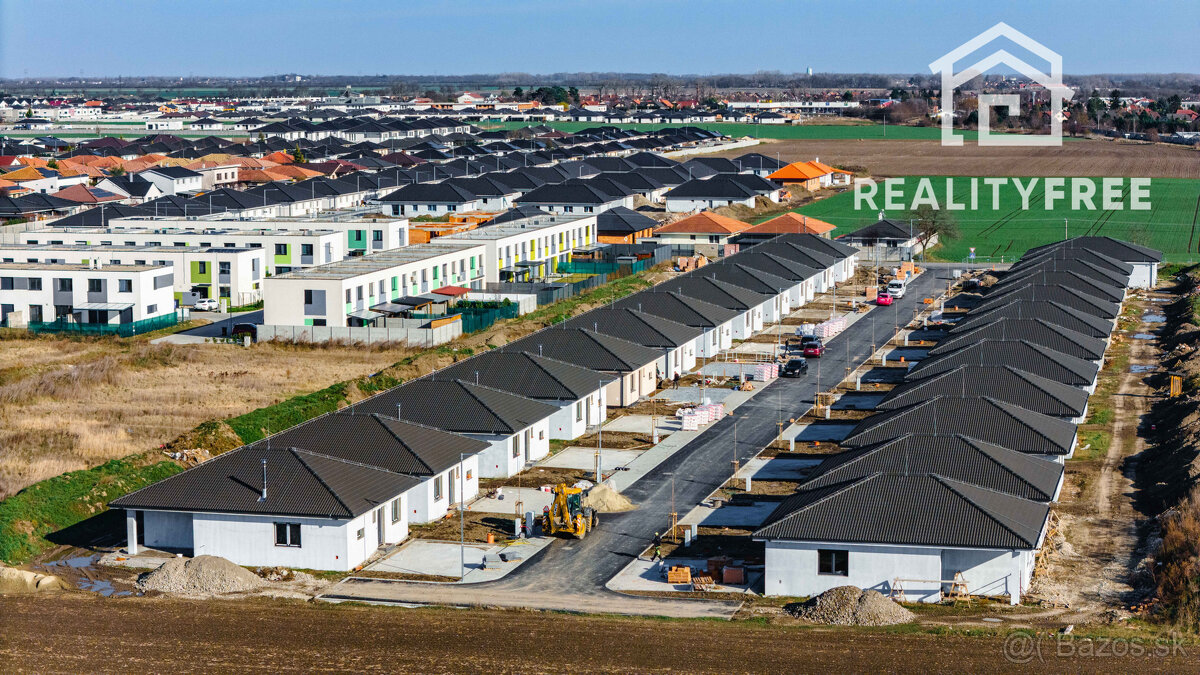 Novostaby Hviezdoslavov - 4i RD pozemok od 603m2-666m2 - 2