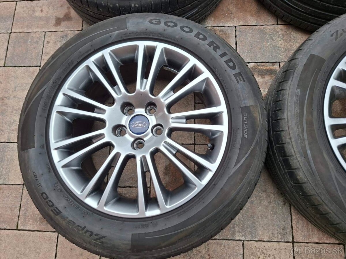 Originálne hliníkové disky Ford R17, 5x108 - 2