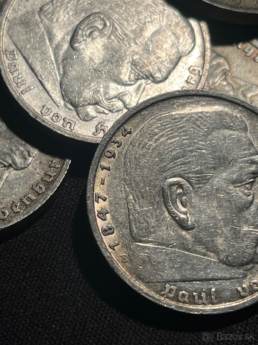 5 Reichsmark 1937 E - 2