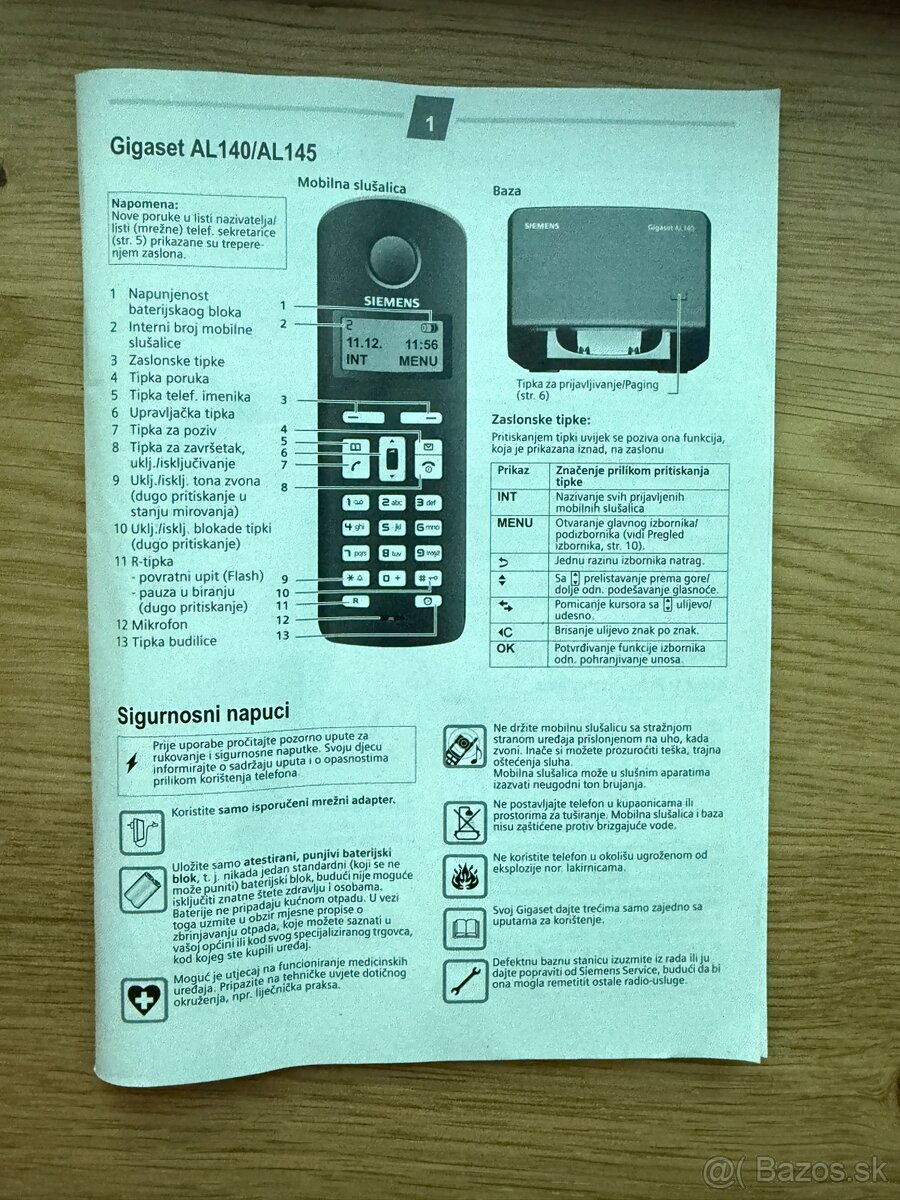 Siemens gigaset AL140 - 2