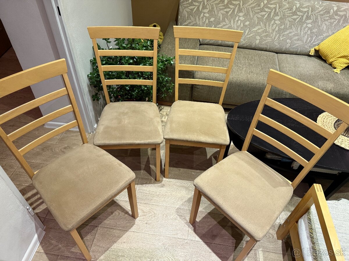 Jedálenské stoličky 3+1 zadarmo - 2