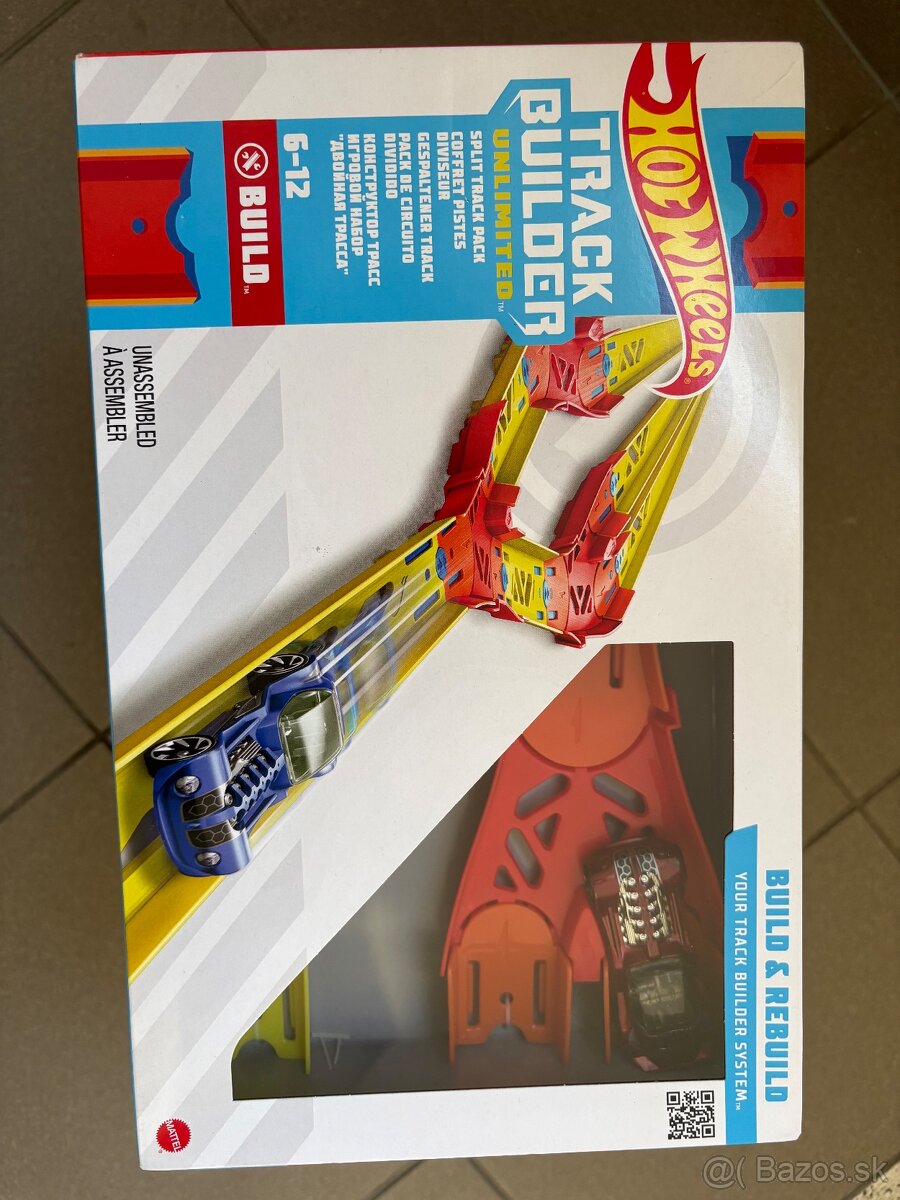 Hot Wheels Track Builder sady, dráhy, spojky - 2