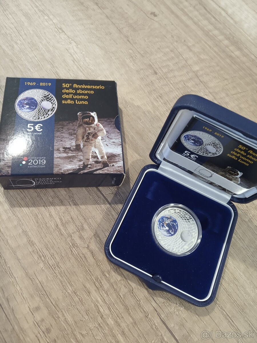 Strieborná minca Taliansko 5€ - 2