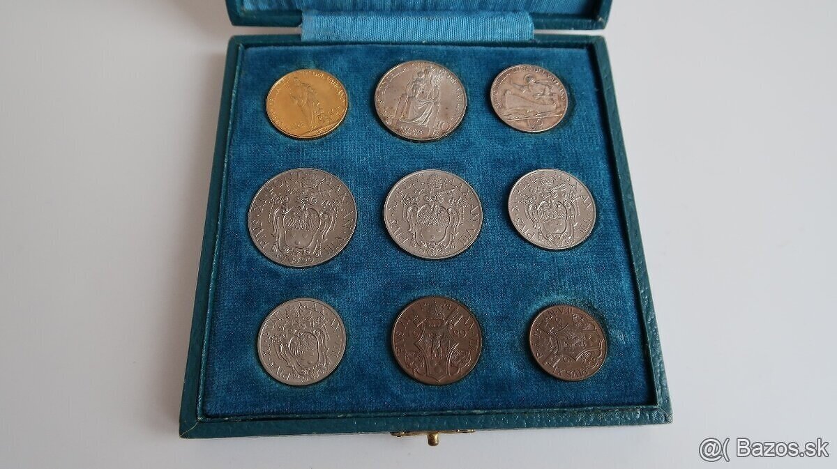 Vzácne sady mincí Vatikán - 2