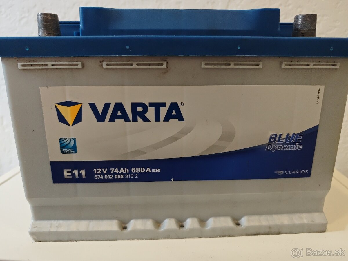 Autobatéria Varta12V 74Ah - 2