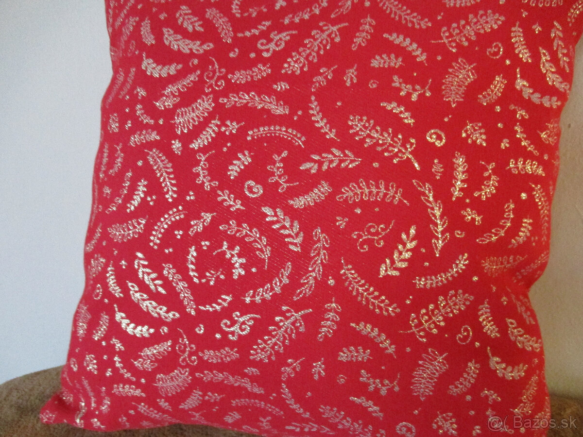 Vianočná obliečka so zlatým lurexom - 2