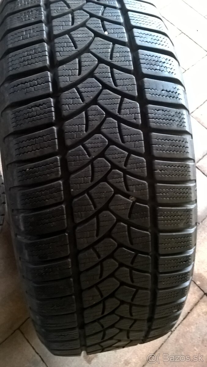 ZIMNÉ 215/60 R17 2 ks FIRESTONE a 2 ks CONTINENTAL cca 7-8mm - 2