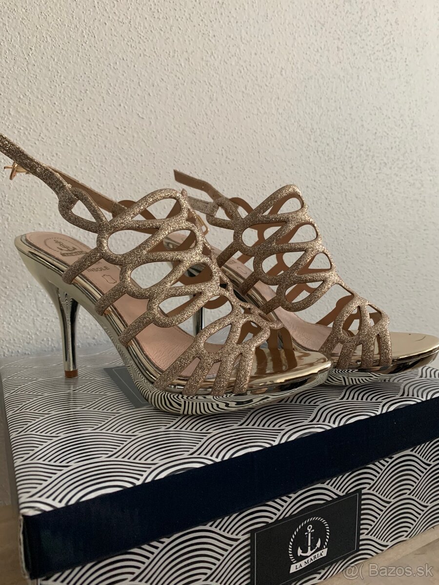 Zlaté sandálky, 36tky - 2