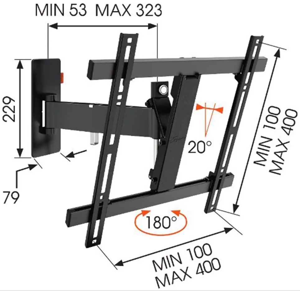 Vogels TV držiak na stenu - 2