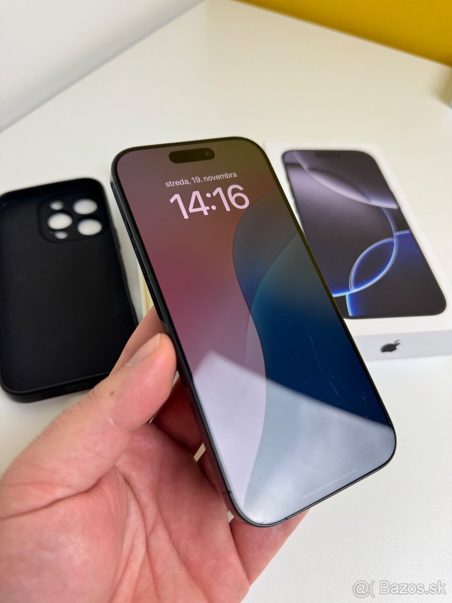 Predam vymenim Iphone 16 Pro 256GB Black Titanium - 2