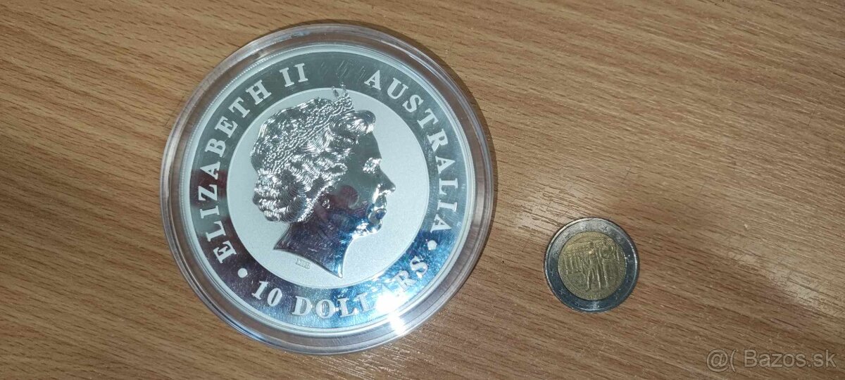 10 OZ strieborná investičná minca Kookaburra - 2