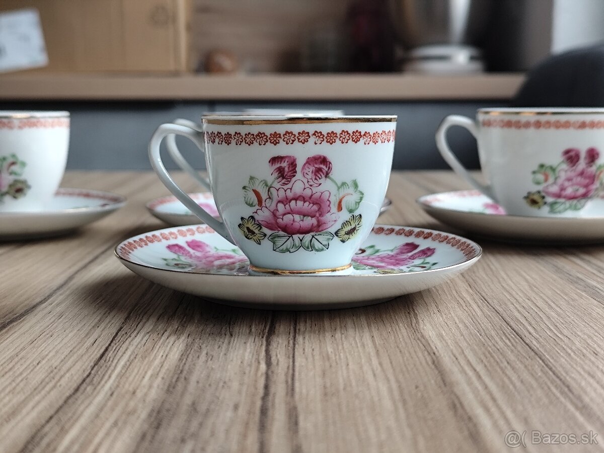 Vintage kávový servis Made in China - 2